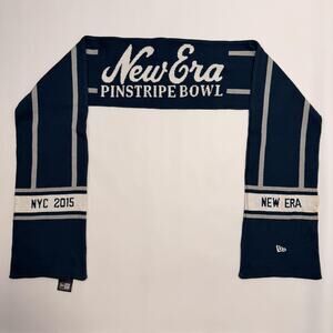 New Era Pinstripe Bowl Scarf Mens One Size Blue NCAA Football New Era NYC 2015